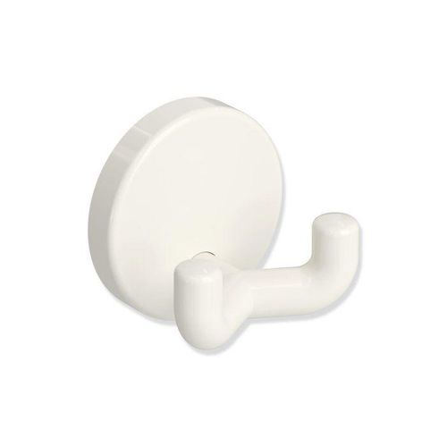 HEWI Doppelhaken Serie 801 8019002099 reinweiss, ohne Befestigungsmaterial