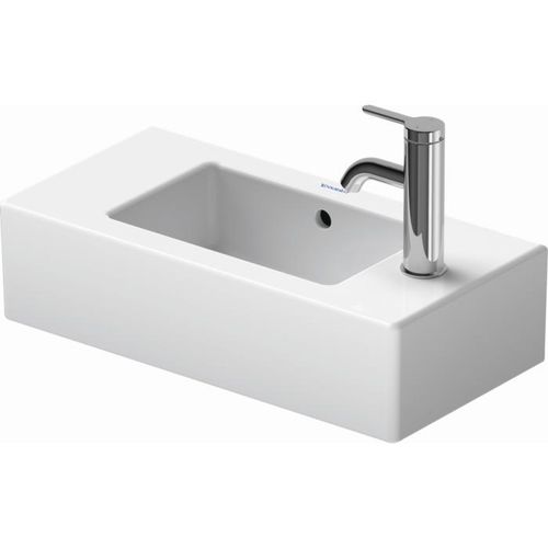 Duravit Handwaschbecken Vero 50 x 25 cm 0703500000 weiss, 2 Hahnlöcher vorgestochen