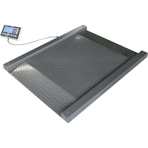 KERN IoT-Line Durchfahrwaage NFC, Stahl, Wägebereich bis 600 kg, 1000 x 1000 mm