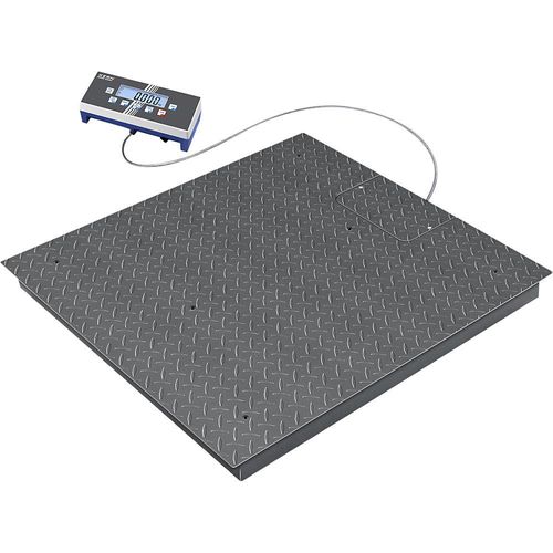 KERN Bodenwaage BID, Stahl, Wägebereich bis 600 kg, 1200 x 1500 mm