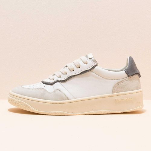 El naturalista Sportschuhe N5840 MULTI MATERIAL WHITE-VAQUERO/ GEO Farbe White-vaquero
