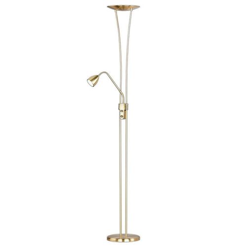 TRIO LEUCHTEN LED Deckenfluter, grau (messingfarben), 2, H: 180cm, Leuchten, LED Deckenfluter