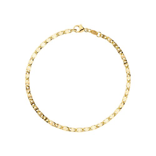 Goldarmband JOBO, gelb (gelbgold 585), Armbänder, Damen, 19cm, Gelbgold 585, 585 Gold 19 cm