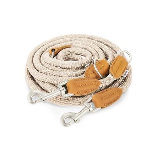 Rudelkönig Hundeleine - Führleine Emma beige 2,25 m