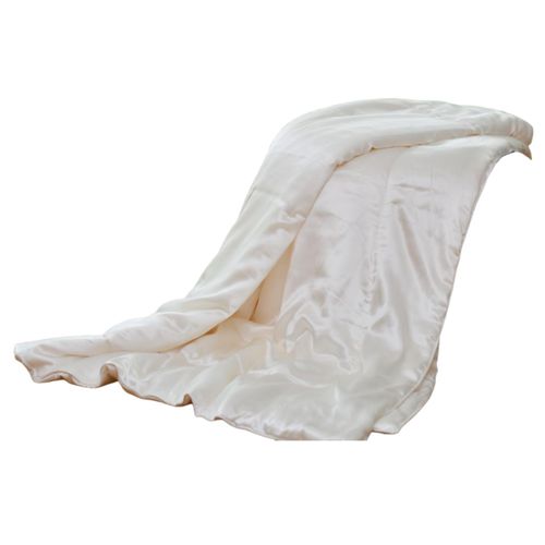 ORIGENEE Seidendecke 135 x 200 cm – Winterdecke aus Seide mit Seidenbezug