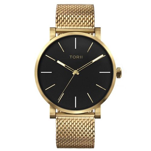 Herrenuhr TORII G45GG.BG klassisch gold zum Schwimmen