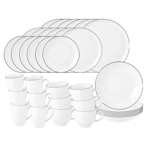 Seltmann Weiden Komplett-Service Lido Black Line 36er Set