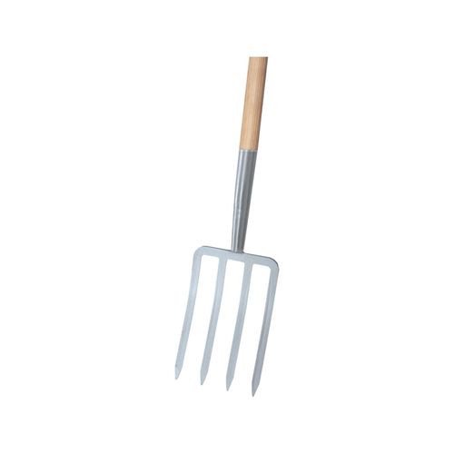 Ideal Spatengabel silber 4 Zinken, T-Stiel Import (67053000)