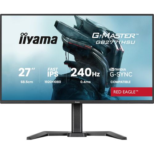 Iiyama G-MASTER Red Eagle GB2771HSU-B1 - LED-Monitor - Gaming - 68.6 cm (27")