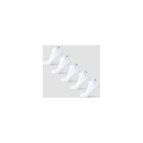 MP Unisex Sneaker-Socken (5er-Pack) - Weiß - UK 6-8