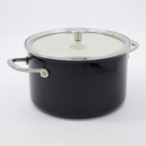 Schwarzer Topf mit Deckel 24cm Image