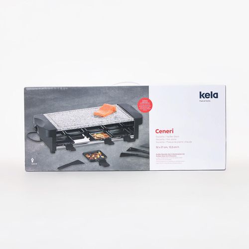 Schwarzes und graues Ceneri Raclette