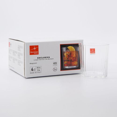 4er-Pack weiße Trinkgläser