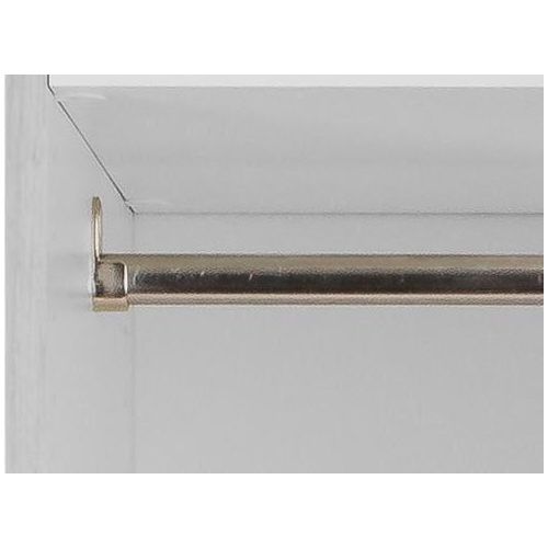 Kleiderstange OPTIFIT "Elm", grau (chromfarben), B:56cm, Metall, Kleiderstangen