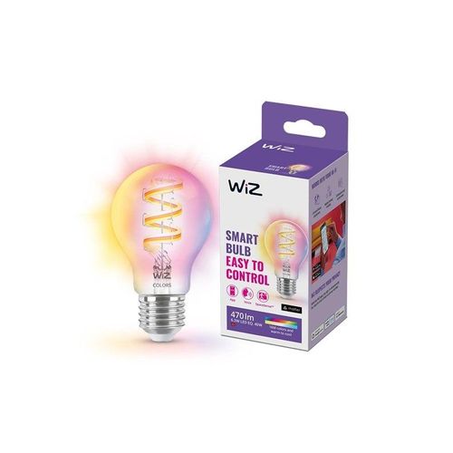 WiZ Color A60 E27 Smart Filament Bulb - RGB/16 Million colors + Dimmable White LED
