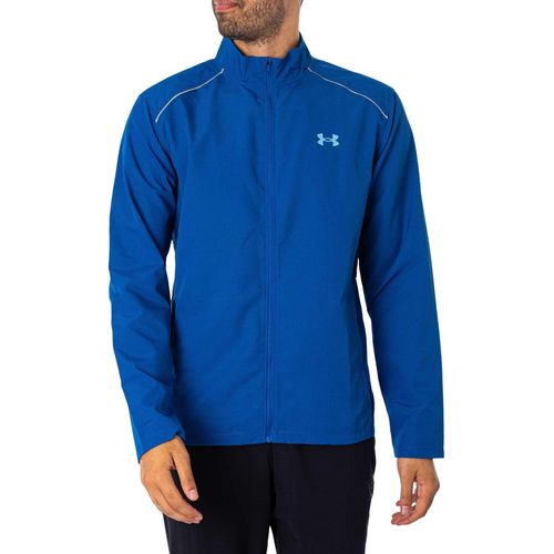Under Armour Launch Jacke, Blau XL