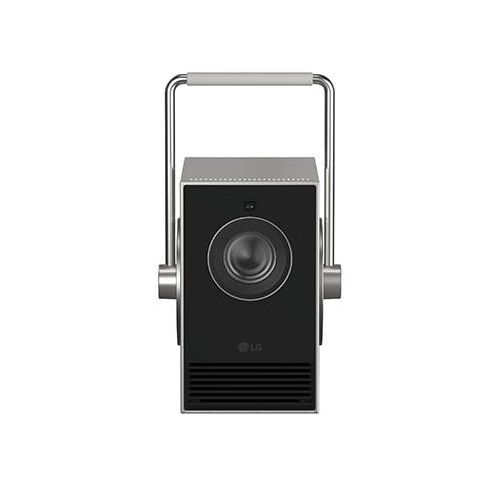 LG CineBeam Q Mini 4K UHD Tragbarer Projektor für Zuhause und im Freien PU600U mit maximal 120 ″ Bilddiagonale, DCIP3 154% (insgesamt), RGBLaser, 600 ANSI Lumen, automatische Bildeinstellung PU600U