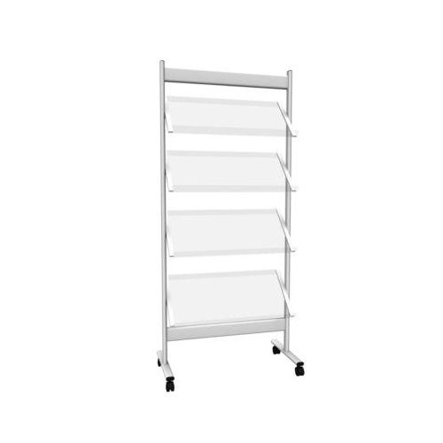 Prospektregal ecoline, 12 x DIN A4