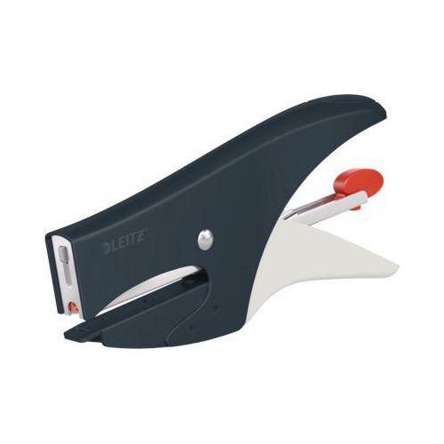 Leitz® Metallheftzange 5577 Cosy, Hinterlademechanik, inkl. 1.000 Heftklammern, grau