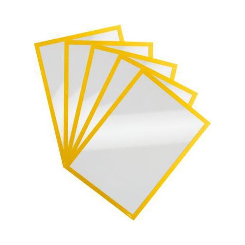 Magnetrahmen Duraframe Magnetic, A4, gelb, 5 Stück