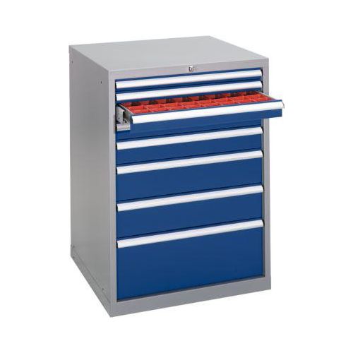 Werkzeugschrank WSK 3610-8S, B 717 x T 725 x H 1000 mm, 8 Schubladen