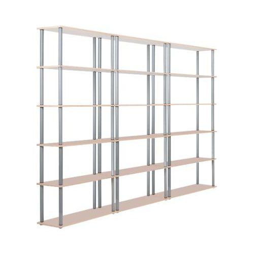 Komplettangebot 3 Büroregale mit je 6 Böden (5 OH)