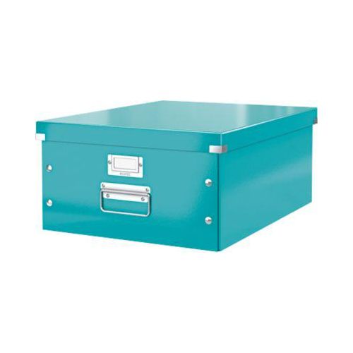 LEITZ® Ablage- und Transportbox Serie Click + Store, groß, für DIN A3, eisblau Image