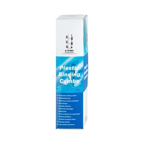 GBC® Binderücken, Plastik, Ø 8 mm, 100 Stück, weiß