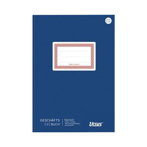 Ursus® Ö-Geschäftsbuch, A4, 96 Bl. 5mm kariert