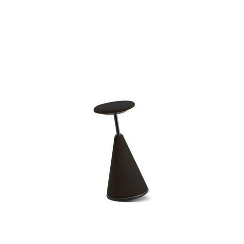 Stehhocker giroflex 10, gepolstert, 640-810 mm Sitzhöhe, schwarz