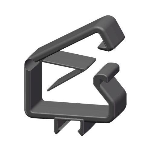 Kabelhalter CC5 für Arbeitstisch TRESTON Quick Edge, ESD-leitfähig, lichtgrau RAL 7035, 5 Stück