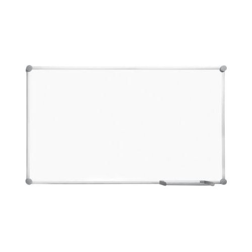 Whiteboard 2000 MAULpro, weiß emailliert, Rahmen platingrau, 900 x 600 mm