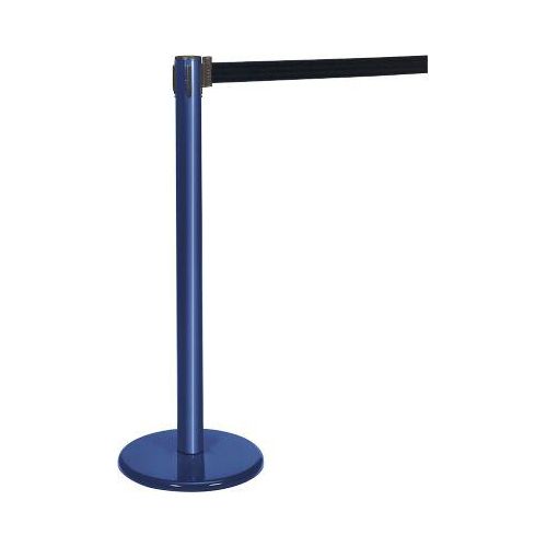 Gurtpfosten blau, Gurt schwarz