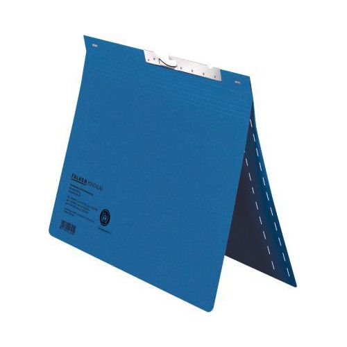 Pendelhefter Falken, Format A4, für bis zu 200 Blatt, Schlitzstanzung, Behördenheftung, Recycling-Karton, blau, 50 Stück