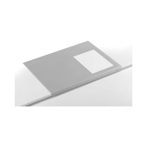 Schreibunterlage m. Kantenschutz, grau