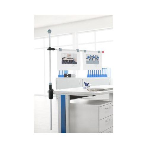 Planhalter Tisch, lichtgrau