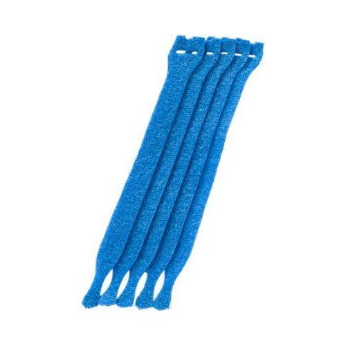 Kabel-Klettverschlüsse, blau, 10 Stück