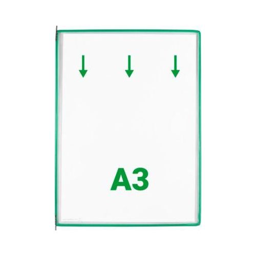 tarifold Sichttafeln DIN A3, grün, 10 Stück