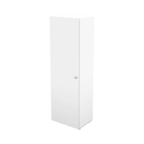 Schäfer Shop Genius Flügeltürenschrank TETRIS WALL, 5 Ordnerhöhen, Türanschlag links, B 600 x T 440 x H 1880 mm, weiß