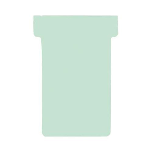 Franken T-Karten, für Stecktafel, Größe 2, Kopfbreite 60 mm, Fußbreite 48 mm, Höhe 84 mm, hellgrün