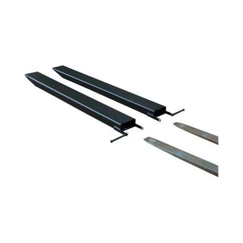 Gabelverlängerung für Flurförderzeuge, offene Ausführung, L 1800 x B 100 x 45 mm, schwarz