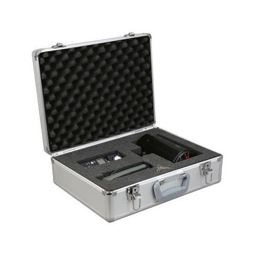 Koffer Alumaxx Stratos III, multifunktional, herausnehmbare Schaumstoff-Einlage, Tragegriff, abschließbar, B 365 x T 140 x H 460 mm, Aluminium, silber