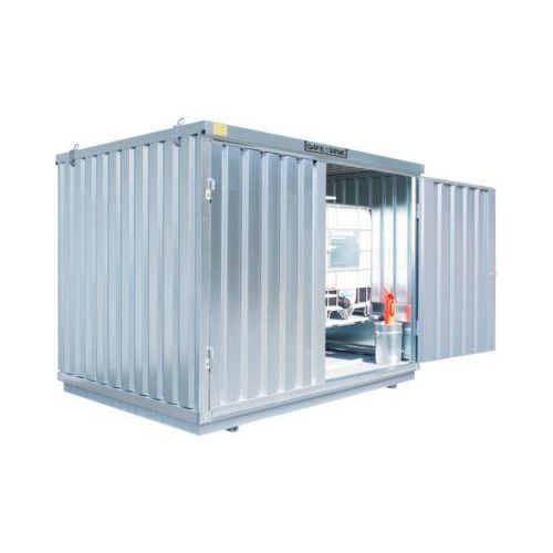 Gefahrstoffcontainer SAFE Tank 1000 KTC, verzinkt, B 3050 x T 2170 x H 2310 mm, für 2 x 1000 l IBC
