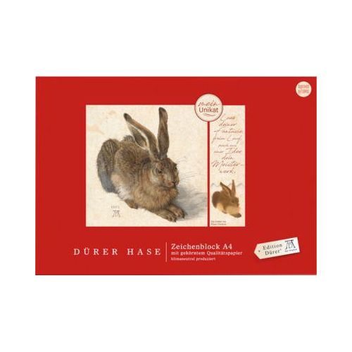 Dürer Hase Zeichenblock, A4, 18 Blatt