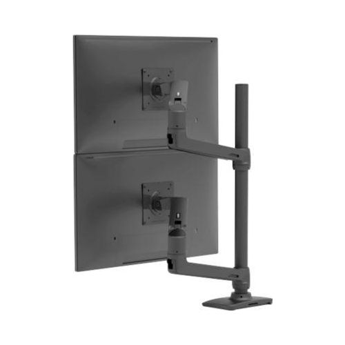 Dual Monitorarm Ergotron LX 45-509-224, für 2 Monitore, bis 40″, bis 20 kg, VESA Halterung, höhenverstellbar, schwarz