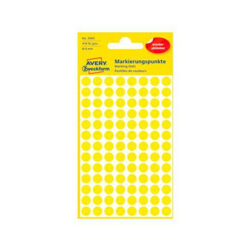 AVERY Zweckform Markierungspunkte 3013, gelb