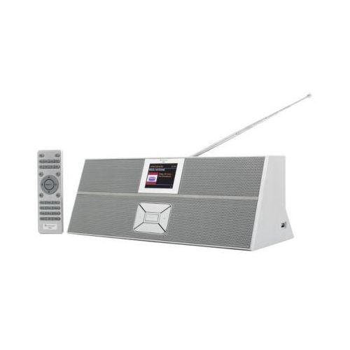 Internetradio Soundmaster® IR3300SI, DAB+/UKW, 10 Festsenderspeicher, 2 x 10 W, Bluetooth/WLAN/USB, steuerbar über Amazon Alexa, Fernbedienung, silber
