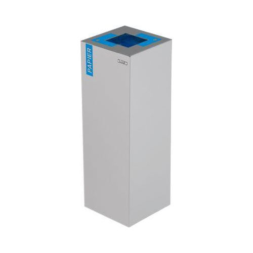 Aufkleber zur Trennung für den Abfallbehälter Alicante, Papier, blau