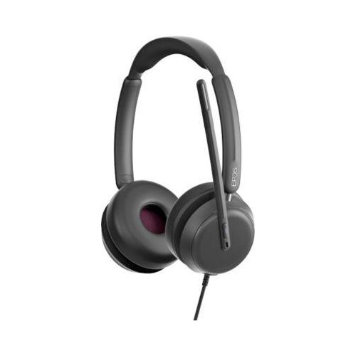 Headset EPOS IMPACT 860T, binaural, kabelgebunden, USB-C auf USB-A, UC-optimiert, zertifiziert für Microsoft Teams, 3 Mikrofone, Transporttasche, schwarz