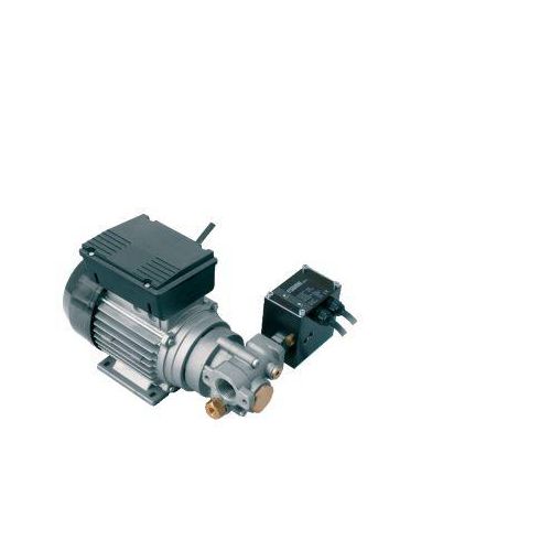 Elektropumpe CEMO Visco-Flowmat 200/2, 230V, 800 W, 9 l/min, für Schmierstoffe, mit Druckschalter, Anschluss beidseitig 1" IG